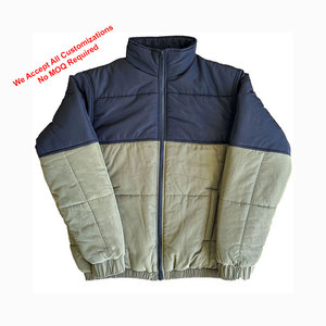 Chaqueta de concha suave de invierno para hombre, chaleco acolchado de poliéster cómodo personalizado de alta calidad con estilo callejero de algodón tejido con capucha - Product Image 1