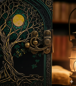 Vintage hecho a mano A5 cuero diario regalo personalizable antiguo brujería suministros Wiccan cuaderno oración mística mitología griega - Product Image 2