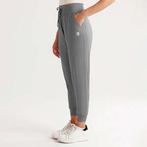 Pantalon décontracté taille haute Power Pulse vert clair coupe ample avec taille élastique et techniques de plissage XS-XL pour l'été - Product Image 1