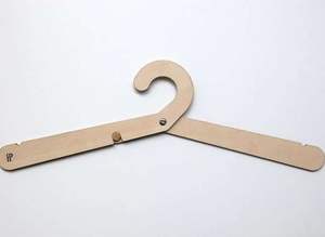 GLOSSY HANDMADE BEST High Quality Boutique Style a Grade Lotus Wooden Hanger With Notches with Bar Suit Hanger - Product Image 2