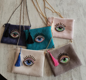 Porte-monnaie à perles personnalisé avec logo XOXO, mode, fait à la main, en perles de riz, fermeture éclair, pochette de rangement pour cadeau de la Saint-Valentin - Product Image 4