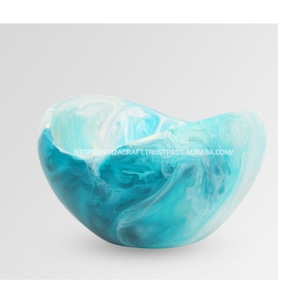 Bol en résine Vaisselle de qualité supérieure Ensemble de dîner Bol en résine créatif fait à la main pour la fête au meilleur prix - Product Image 1