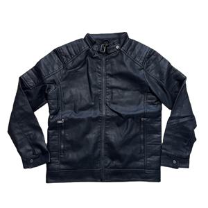 Chaqueta de Invierno para Hombre, Talla XS, Estilo Urbano, de Piel de Vaca Genuina y Lona, Resistente al Viento, Transpirable y Ecológica - Product Image 1