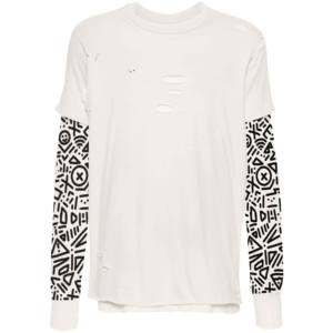 T-shirt imprimé double couche à sublimation personnalisée T-shirt 100% coton de jogging délavé à l'acide pour hommes - Product Image 3