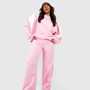 Sudadera de Moda con Hombros Caídos, Talla Grande, 100% Algodón, Cuello Redondo, Gruesa, 370GSM, Cálida, Estilo Urbano para Invierno - Product Image 2