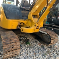 Excavatrice Komatsu PC50MR d'occasion, modèle 2023, 5 tonnes, mini-pelleuse compacte, moteur Cummins, machine de construction