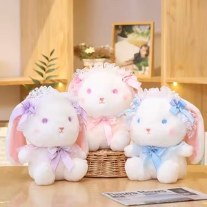Bán Buôn Chất Lượng Cao Tùy Chỉnh Dễ Thương Thú Nhồi Bông Thỏ Sang Trọng Đồ Chơi Búp Bê Sang Trọng Plushie Hộp Trang Trí PP Bông Đầy 31-50Cm - Product Image 6