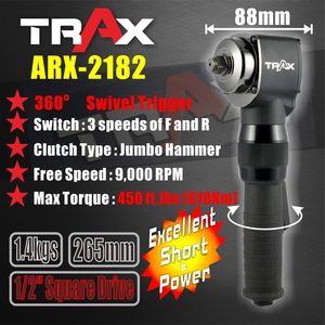 Clé à chocs pneumatique ultra-compacte ARX-2182 1/2 pouce Dr. - Product Image 2