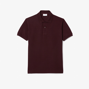 Nuevo estilo masculino para camisetas de Polo 100% algodón puro cuello vuelto patrón sólido ropa de calle de verano - Product Image 5