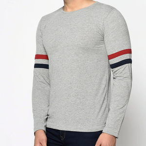 Camisetas de Manga Larga con Cuello Redondo para Hombre, Logotipo Personalizado en la Parte Delantera, Antiarrugas, Secado Rápido, Transpirables, Sólidas, 200g, Corte Regular, Casual - Product Image 5