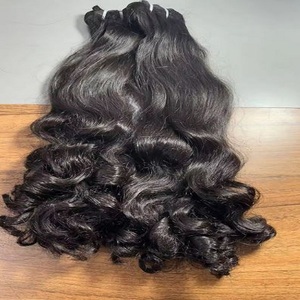 2024 cabello rizado birmano de alta calidad 100% cabello humano natural extensiones de cabello rizado birmano - Product Image 1