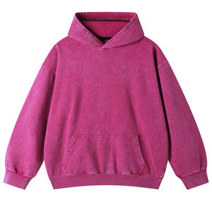 Anti-Pilling, transpirable, logotipo personalizado Tallas grandes Ropa informal Moda Jogger Sudadera Sudaderas con capucha para mujer - Product Image 4