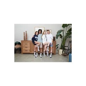 Breathable Luxury Style Music Note Patterned <b>Silk</b> <b>Socks</b> for Girls Colorful Daily Use Custom Logo Knitted One Fits All for Spring - Product Image 2