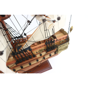 INGERMANLAND Qualité Bateaux En Bois Faits À La Main Modèle Russe Grands Navires pour La Maison Boîte En Bois Décorative avec Motif De Peinture - Product Image 3