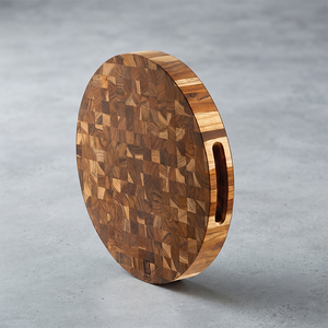 Planche à découper ronde de qualité supérieure, non toxique, épaisseur 2,0 cm, passe au lave-vaisselle - Product Image 2