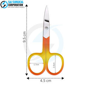 Tijeras para Cutículas de Diseño Personalizado Profesional de Alta Calidad, Hoja Curva de Acero Inoxidable, Mango de Acero, Duraderas, Reutilizables, Logotipo Personalizado - Product Image 5