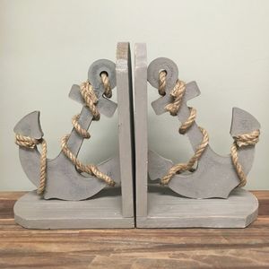 ที่คั่นหนังสือรูปเรือประดับตกแต่งสไตล์ทะเล สำหรับตกแต่งบ้าน สำนักงาน ชั้นวางหนังสือ โต๊ะทำงาน ห้องนั่งเล่น แนวคันทรีริมทะเล - Product Image 1