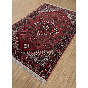 Alfombra de Lana Anudada a Mano Aalam, Diseño de Medallón Rojo Naranja, Kilim Rectangular de 9x12, Abstracta, Hecha a Mano para Adolescentes, para Entrada o Pasillo - Product Image 2