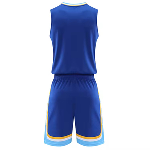 Uniformes de Baloncesto Personalizables al por Mayor, Impresión por Transferencia de Calor, Conjuntos Unisex de Tallas Grandes, Transpirables, Absorbentes de Humedad, Reversibles - Product Image 6