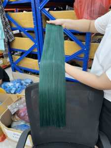 วิกผมดิบสีเขียวทรงตรงจากเวียดนามพร้อมที่ปิดและวิกผมลูกไม้ใส - Product Image 5