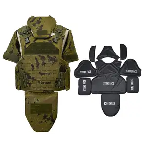 Armor Full Body Coverage Multifunctional Adjustable Gear Woodland Outdoor Protective Breathable Tactical Combat Vest