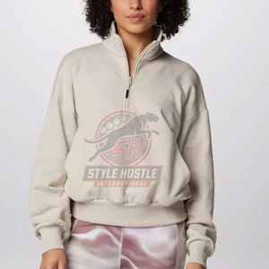 Sudaderas de Mujer Hechas en Pakistán, Talla Personalizada, Manga Larga, Sudaderas con Media Cremallera para Mujer, Gran Venta - Product Image 6