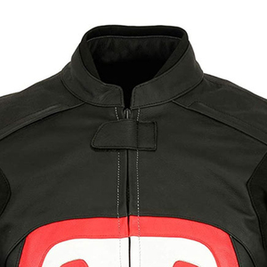 Chaqueta de motorista de cuero personalizada al por mayor, ropa deportiva impermeable a prueba de viento de la mejor calidad, chaqueta de motorista de moda de diseño OEM - Product Image 5