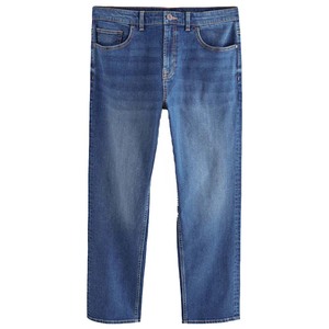 Jeans Azules Elásticos de Corte Recto para Hombre, Estilo Urbano, Otoño, Personalizados, Impermeables, Transpirables, Ecológicos, Servicio OEM - Product Image 4