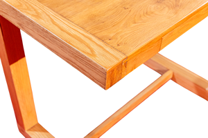 Durable Modern C-Shaped <b>Computer</b> <b>Desk</b> with White Oak Surface Space-Saving Home Office Study Writing <b>Desk</b> and Drawer - Product Image 3