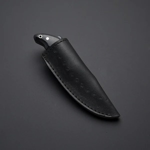 Lame en acier damas faite à la main personnalisée manche en Micarta couteau de camping Skinner couteaux de chasse en plein air personnalisés. - Product Image 6