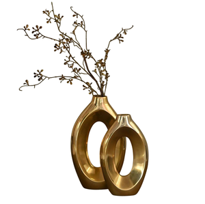 Wholesale Modern <b>Texture</b> Matte Black Stainless Steel Customized Electroplated Gold Rust Resistant Floral <b>Vases</b> for Wedding Table - Product Image 5