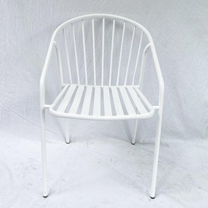 Chaise de café en fer thermolaqué pour jardin GCF097 - Product Image 6