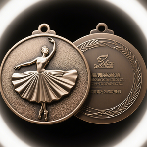 Fabricant OEM personnalisé moulage sous pression en métal gymnastique danse médaille prix 2d 3d gaufrage bowling karaté médailles de natation - Product Image 3