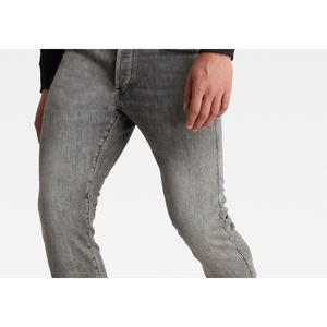 Jeans G-Star Raw da Uomo 3301 Slim Straight a Vita Alta in Denim Stonewashed Stile Hip Hop Vintage Taglia 36x32 Grigio Patchwork - Product Image 2