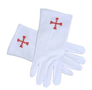 Freemasons White Real Kid Guantes de cuero Guantes de vestir masónicos de cuero blanco con bordado personalizado Guantes masónicos All Atam - Product Image 2