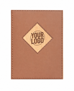 Carpeta de Menú de Madera Marrón Personalizada DIVRIS con Anillas para Cafetería, Bar, Restaurante, Portamenús de Varias Páginas con Panel de Madera para Logotipo - Product Image 1