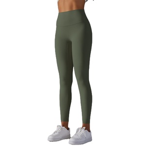 Leggings de Fitness taille haute pour femmes Stretch Gym serré pour courir Yoga entraînement décontracté-pantalon de Yoga à sensation nue 2026 - Product Image 3