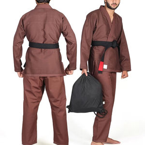 Uniformes de Karate Profesionales de Alta Calidad con Logotipo Personalizado en la Parte Delantera, 100% Algodón, Transpirables, Ligeros, Unisex para Adultos - Product Image 4