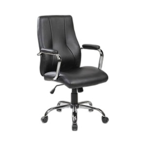 New York Eco-leather Executive <b>Chair</b> Modern Lift Style Adjustable Headrest Cowhide Foam Aluminium-for Home <b>Office</b> Conference Use - Product Image 1