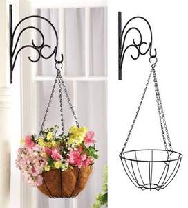 New Style Garden <b>Hanging</b> <b>Basket</b> Natural Coconut Palm Metal <b>Hanging</b> <b>Hanging</b> <b>Basket</b> <b>Flower</b> Pot for Real or <b>Artificial</b> <b>Flower</b> - Product Image 6