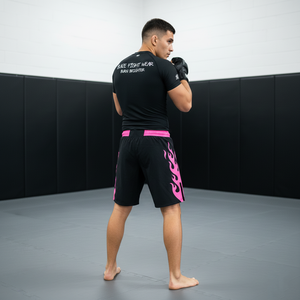 Conjunto de Uniforme de Boxeo Personalizado 2025 Nuevo Conjunto de Rashguard y Pantalones Cortos BFW para Hombre para MMA, Jiu Jitsu y Grappling - Product Image 3