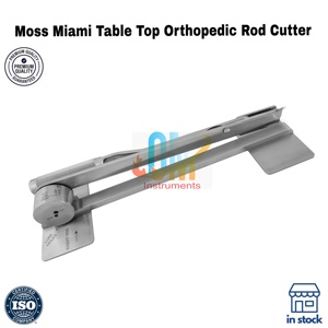 Coupe-tube orthopédique de table Moss Miami, instrument chirurgical de haute qualité, acier inoxydable, réutilisable, certifié CE/ISO |   OldMed - Product Image 2