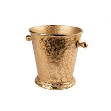 Head Deer Style Aged Aluminium <b>Champagne</b> Basin French <b>Vintage</b> Ice <b>Bucket</b> with Pedestal Base Elegant Wine Chiller Hotel Events - Product Image 3