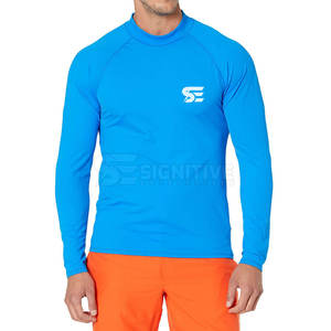 Vente en gros Bjj Spandex Impression personnalisée Rash Guard - Product Image 1