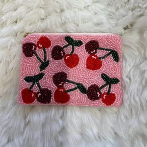 Porte-monnaie et trousse de maquillage classiques en perles de verre avec couleur et forme personnalisées - Cadeau de mariage/de fête pour elle par MS Handicraft - Product Image 1