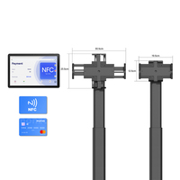 Kiosque de dons pour églises avec deux ports USB-C, tablette PC Android 10,1 pouces MT8786 G80 MT8786 WiFi GMS avec support au sol