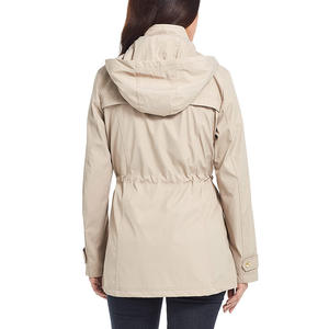 Veste d'hiver légère Softshell pour femme avec col zippé à capuche Manteaux d'extérieur en grande taille - Product Image 2
