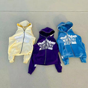 Bas rayé Survêtement de haute qualité Empilé Logo personnalisé Hommes 3d Bouffée Impression Flare Pantalon Empilé Survêtement à capuche Survêtement personnalisé - Product Image 5