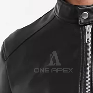 แจ็กเก็ตหนังสำหรับผู้ชายทรงสลิมฟิตแจ็คเก็ตหนังแฟชั่นล่าสุดสำหรับฤดูหนาว - Product Image 5