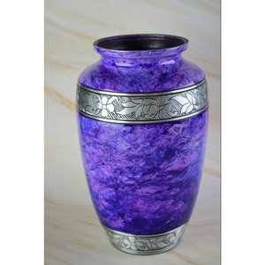 Handmade Aluminum Cremation Urn for Pet <b>Baby</b> Ashes Funeral Memorial Export Quality from India - Product Image 4
